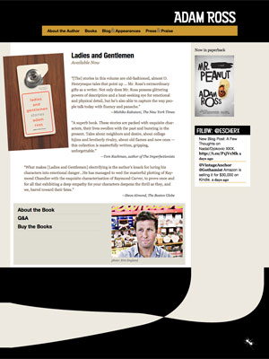 image of adam ross website